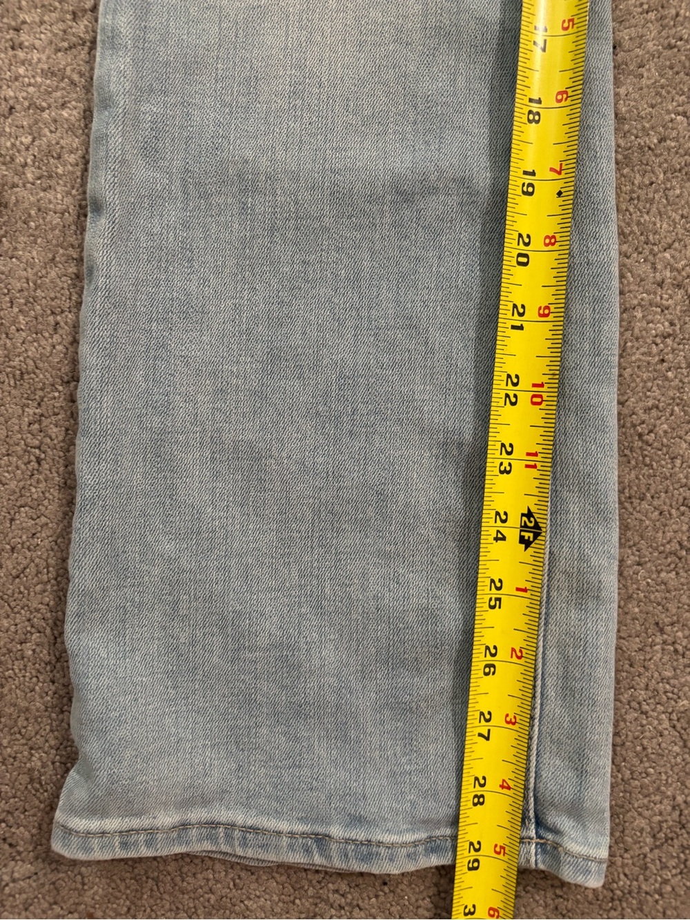 Lucky Brand Light Wash Flare Bootcut Jeans Size 4 / 27 Denim Stretch - Picture 5 of 6
